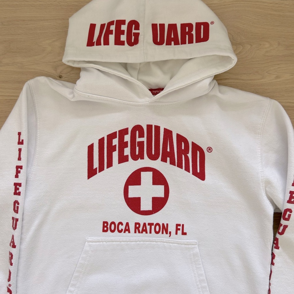 Lifeguard Sweatshirt and Sign - Boca Raton, Fl Hoodie - Lifeguard on Duty Sign